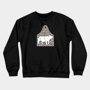 Cheetah Ear Tag - Pig - NOT FOR RESALE WITHOUT PERMISSION Crewneck Sweatshirt